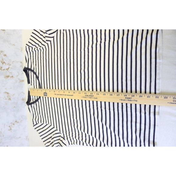 Cayana Top Stripe Cropped Large Short Sleeves (F) - Picture 2 of 6